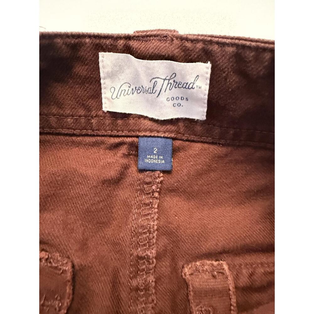 Universal Thread Rust Utility Straight Leg Pants Size 2 - Picture 5 of 9